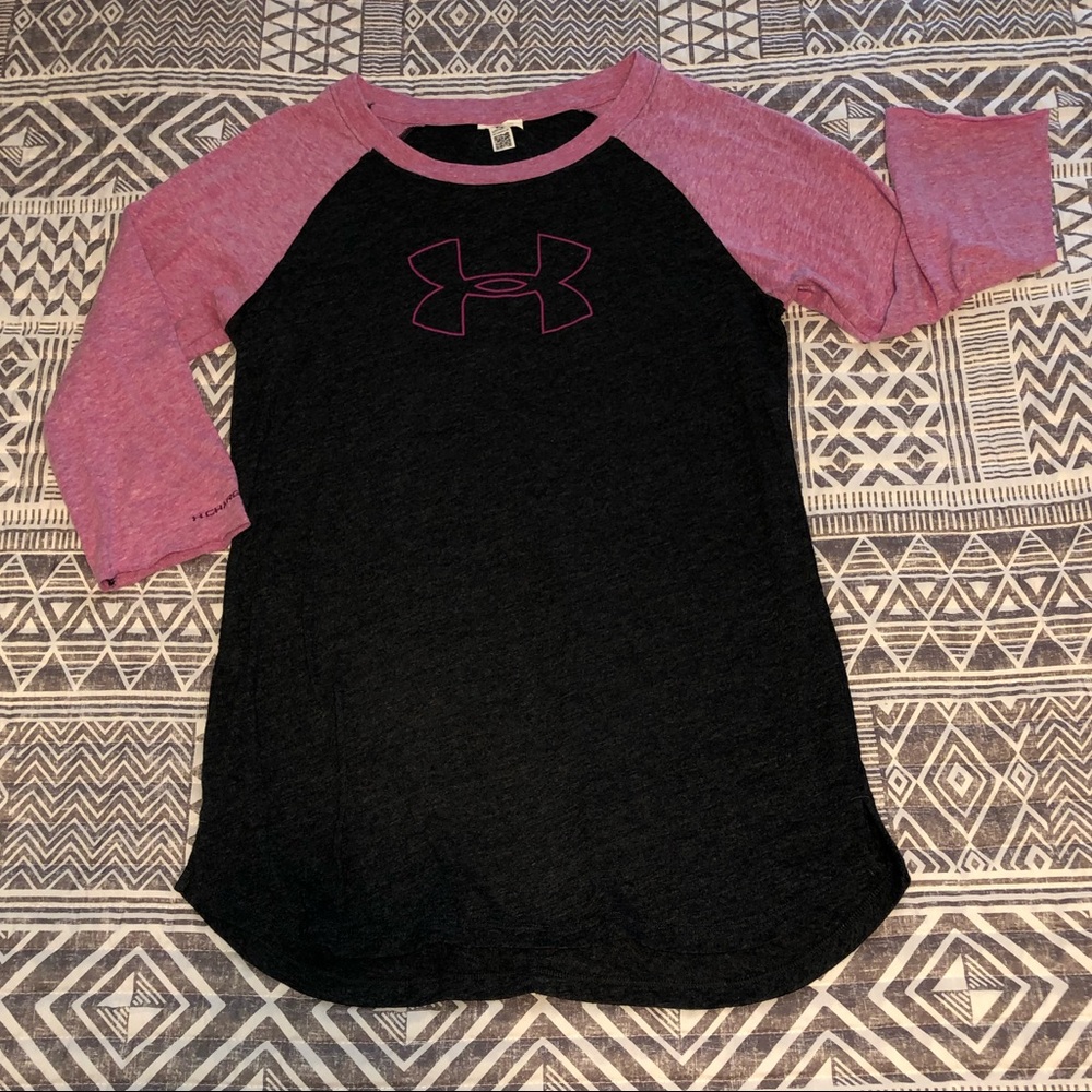 Underarmour baseball 3/4 length sleeve tee